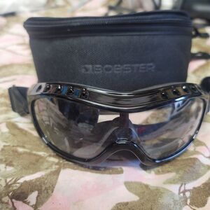 Bobster Night Hawk OTG Motorcycle Googles Black